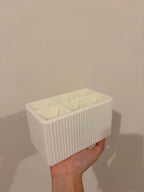 Organiseur de Bureau à Design Côtelé V1