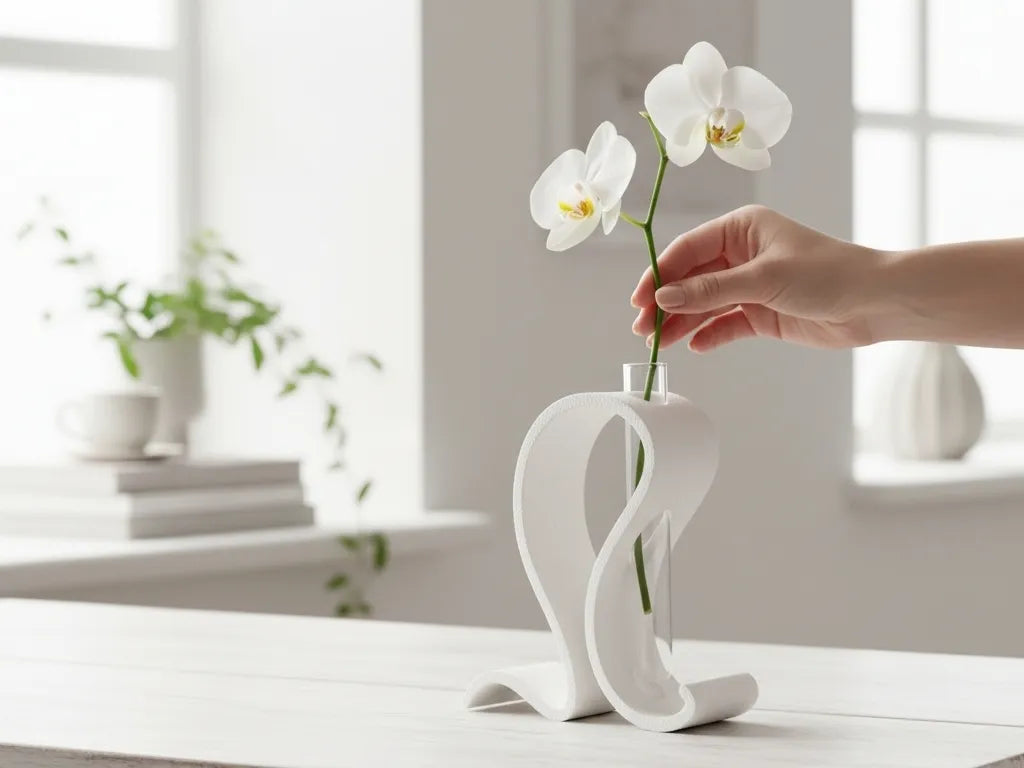 Vase design minimaliste – Soliflore décoratif
