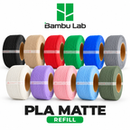 Filament Bambu Lab PLA Matte Refill – 1,75 mm – 1 kg