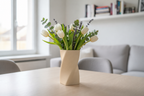 Vase décoratif facetté moderne