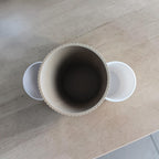 Porte-ustensiles de cuisine moderne, 3 compartiments V2