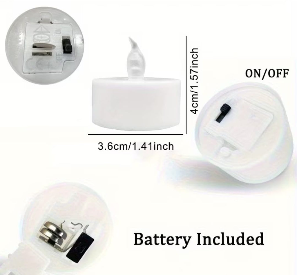 Bougie chauffe-plat LED – Lumière chaude