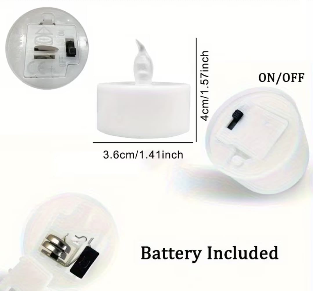 Bougie chauffe-plat LED – Lumière chaude