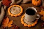 Pack de 2 Sous-verres Citrouilles