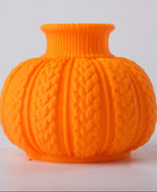 Vase Citrouille Tricotée