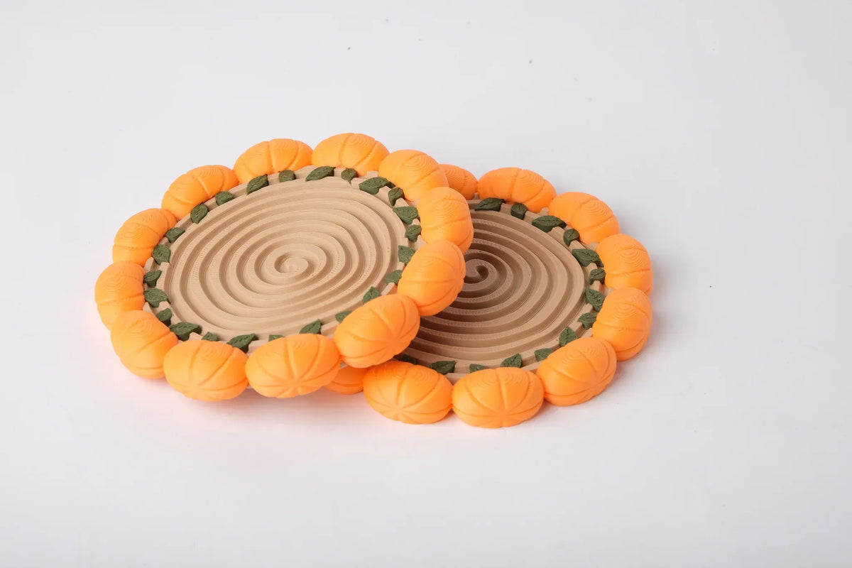 Pack de 2 Sous-verres Citrouilles