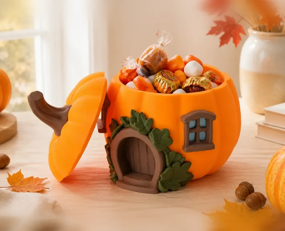 Boîte Citrouille Maison