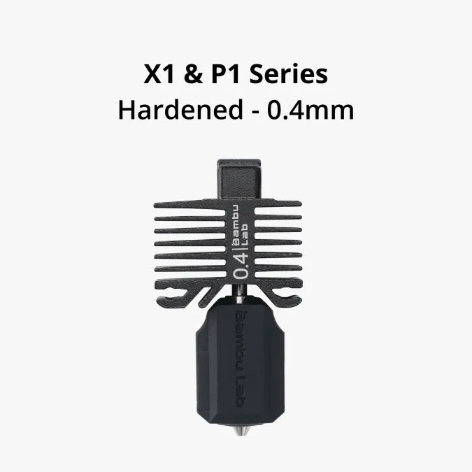 Bambu Lab X1/P1 Hotend - hardend steel 0.4mm