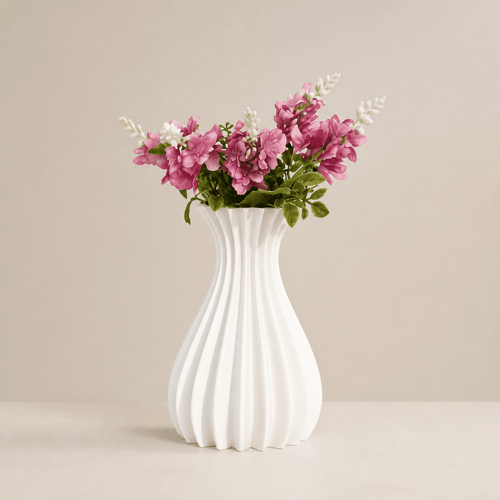 Vase ondulé imprimé en 3D