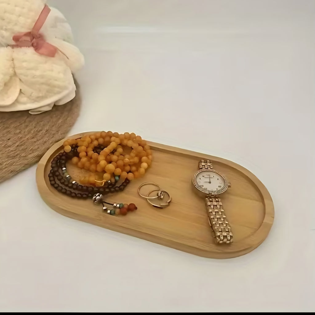 Plateau décoratif en bambou – Petit format
