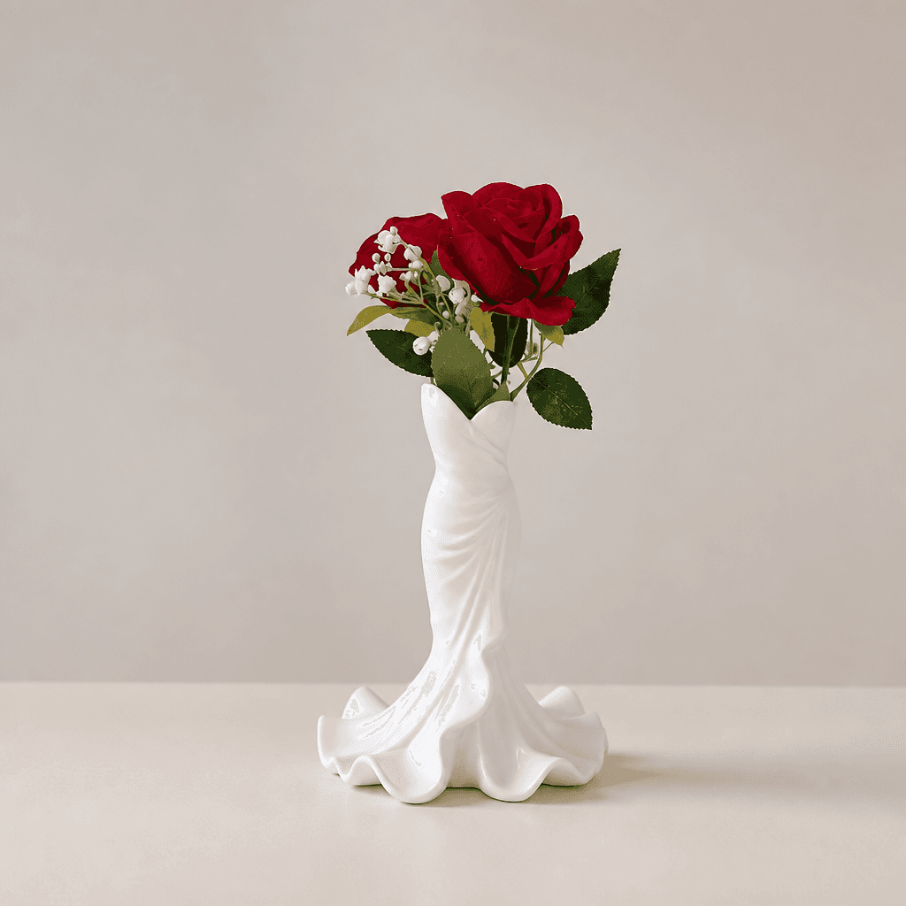 Vase décoratif « Robe de mariée »