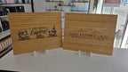 Plateau en bois personnalisé – Gravure laser