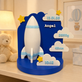 🚀 Fusée de naissance personnalisée – Décoration unique pour bébé