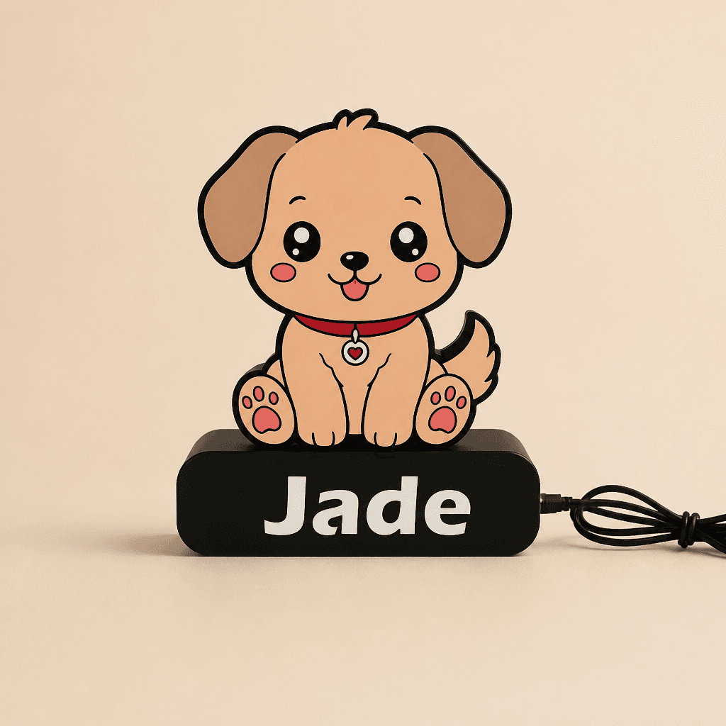 Veilleuse Chiot personnalisée