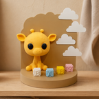 🦒 Girafe de naissance personnalisée – Décoration unique pour bébé