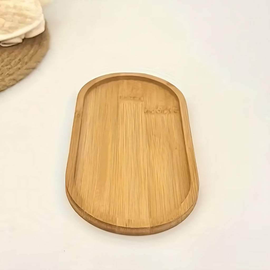 Plateau décoratif en bambou – Petit format