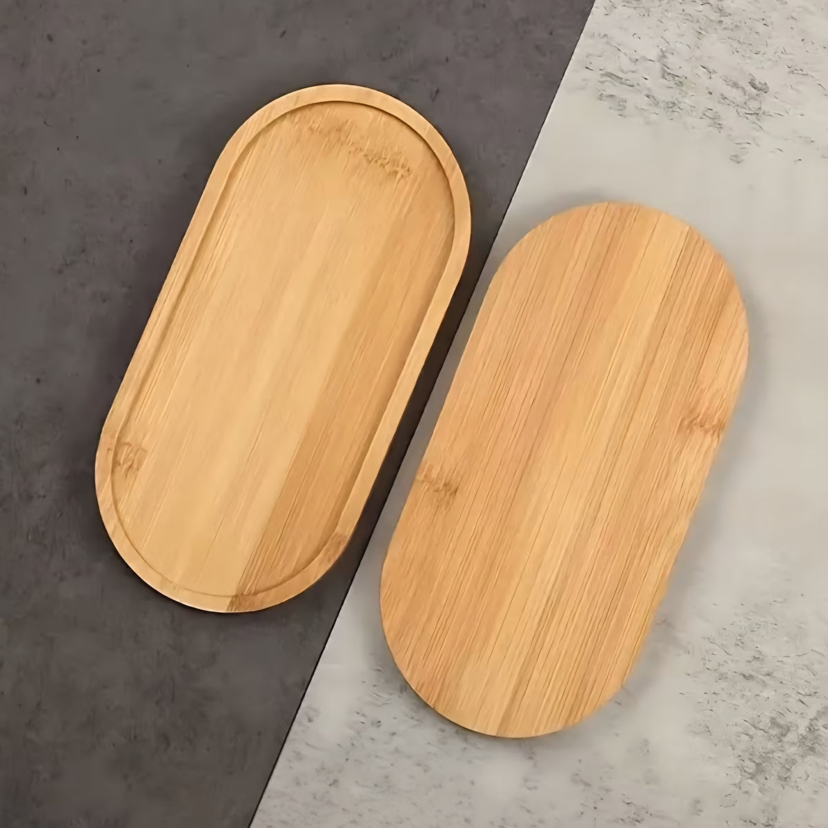 Plateau décoratif en bambou – Petit format