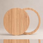 Miroir en bambou personnalisé