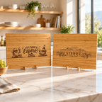 Plateau en bois personnalisé – Gravure laser