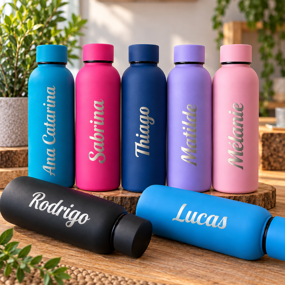 Gourde isotherme personnalisée, Prénom/logo/image, 500ml