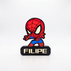 Veilleuse Spiderman personnalisé