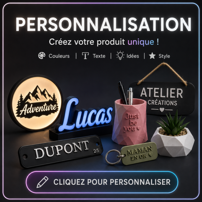 🎨 Personnalisez votre création